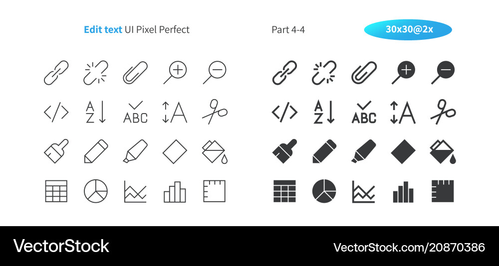 Edit text ui pixel perfect well-crafted Edit text ui pixel perfect well-crafted vector image
