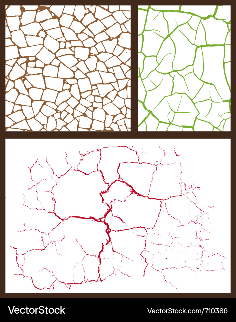 Fractured Patterns vector image