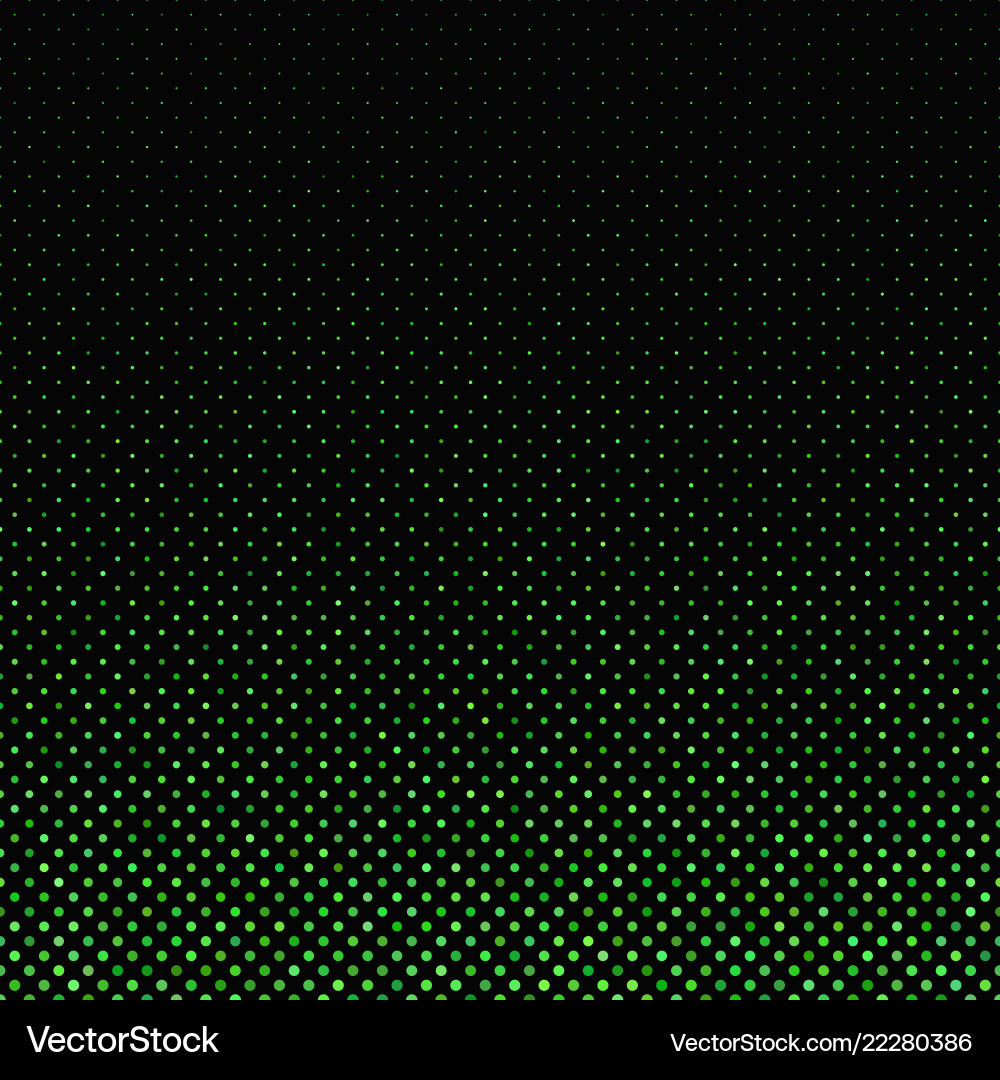 Green repeating dot pattern - snowfall background Green repeating dot pattern - snowfall background vector image