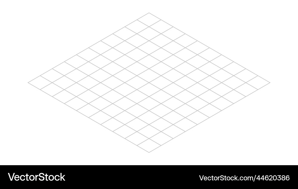Isometric Grid Pattern Background vector image