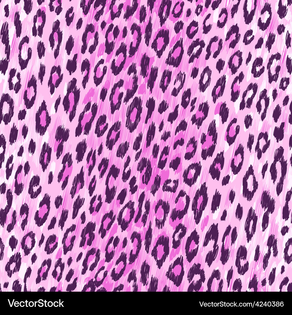 Leopard skin pattern Royalty Free Vector Image