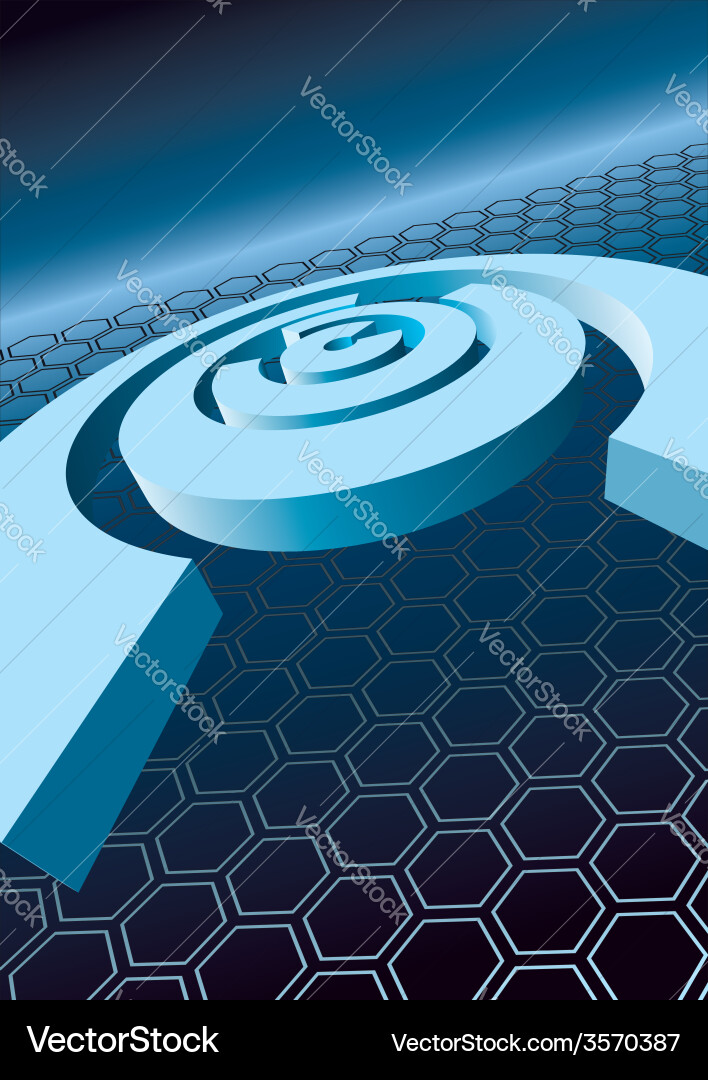 Abstraction with circle segments and cells Vector Image