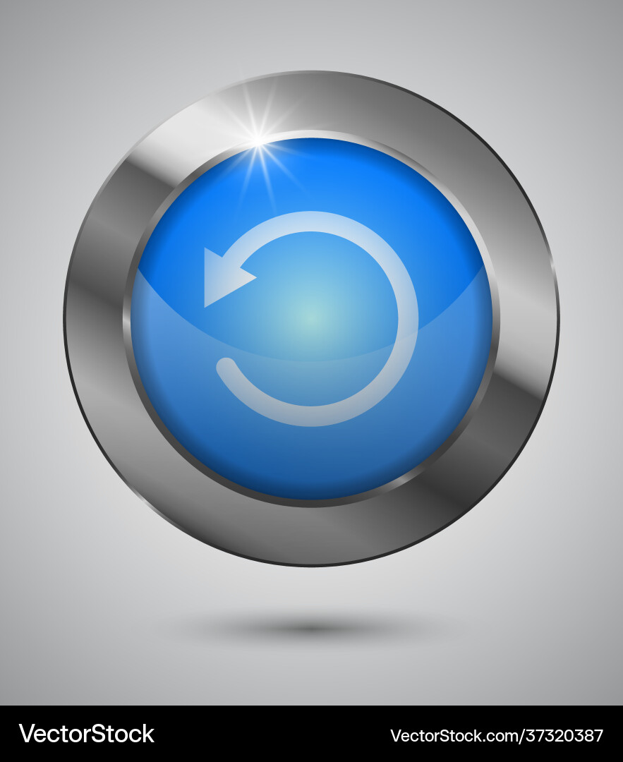 Button reload Button reload Vector Image