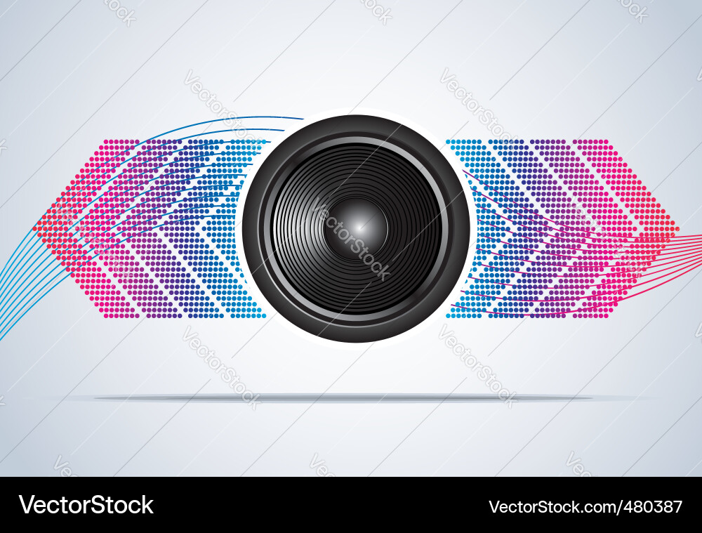 Dynamic Audio Arrows Vector Image