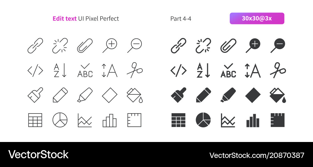 Edit text ui pixel perfect well-crafted Edit text ui pixel perfect well-crafted vector image