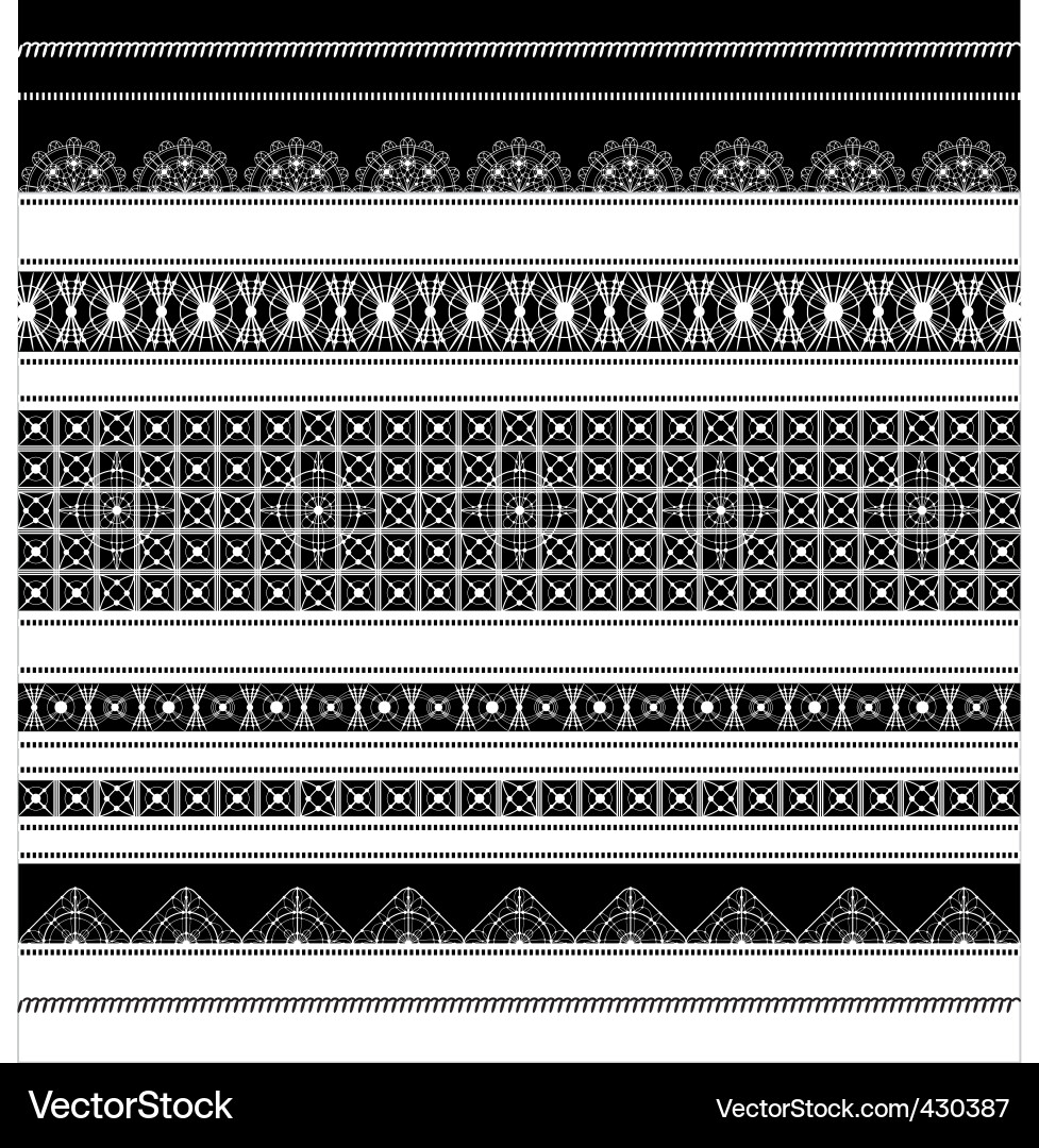 Elegante Spitze Muster Vektorbild