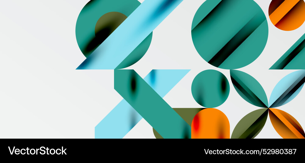 Geometric neo patterns abstract background Vector Image