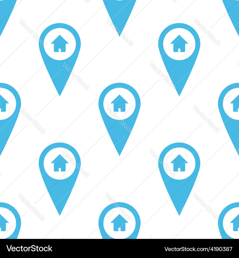 Home pointer seamless pattern vector image