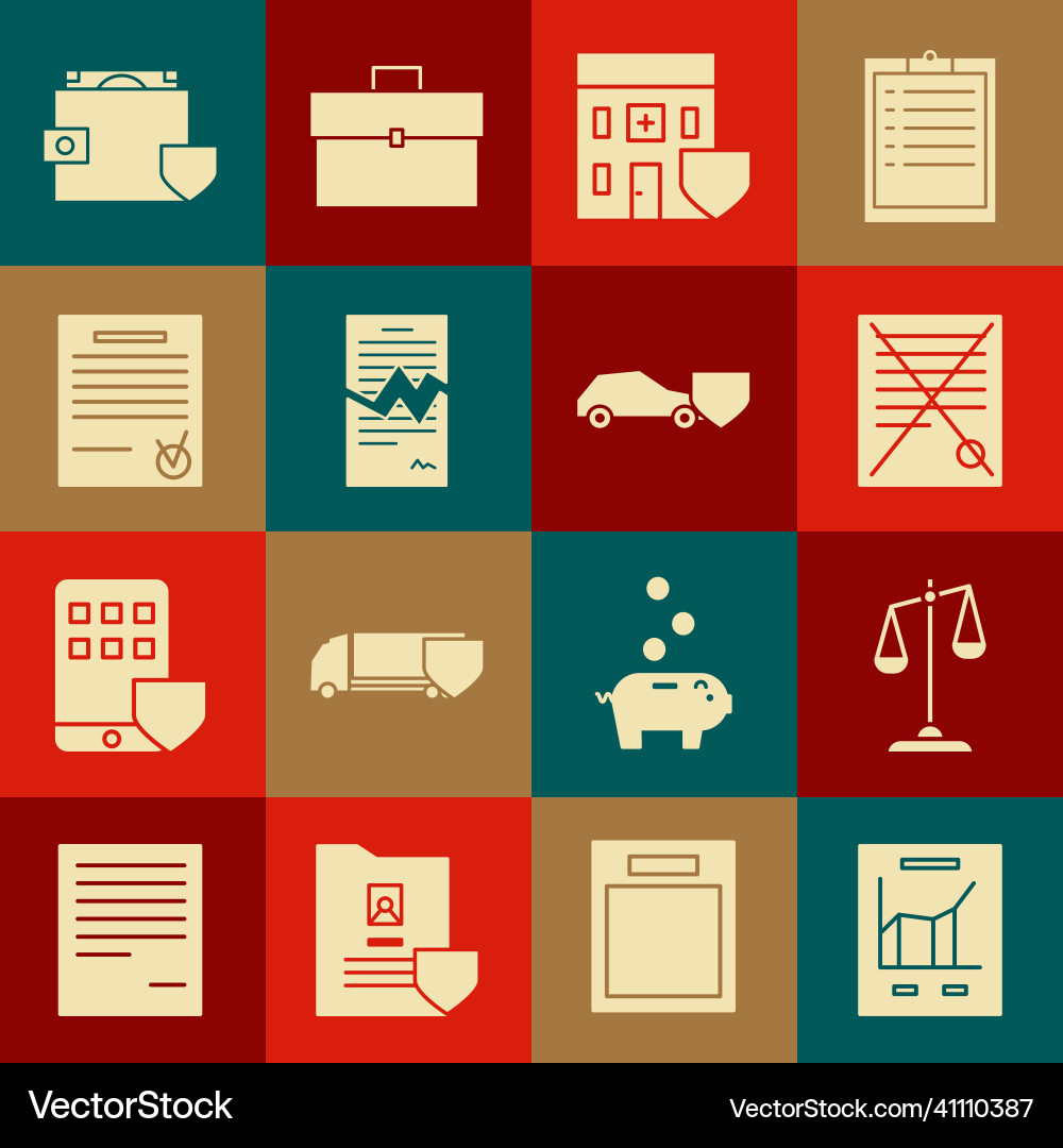 Set document with graph chart scales of justice Set document with graph chart scales of justice vector image