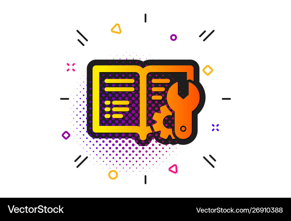 Engineering documentation icon technical vector image