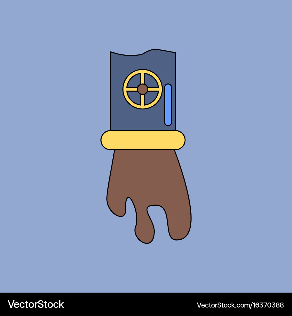 Flat icon design collection pipe and flow vector image