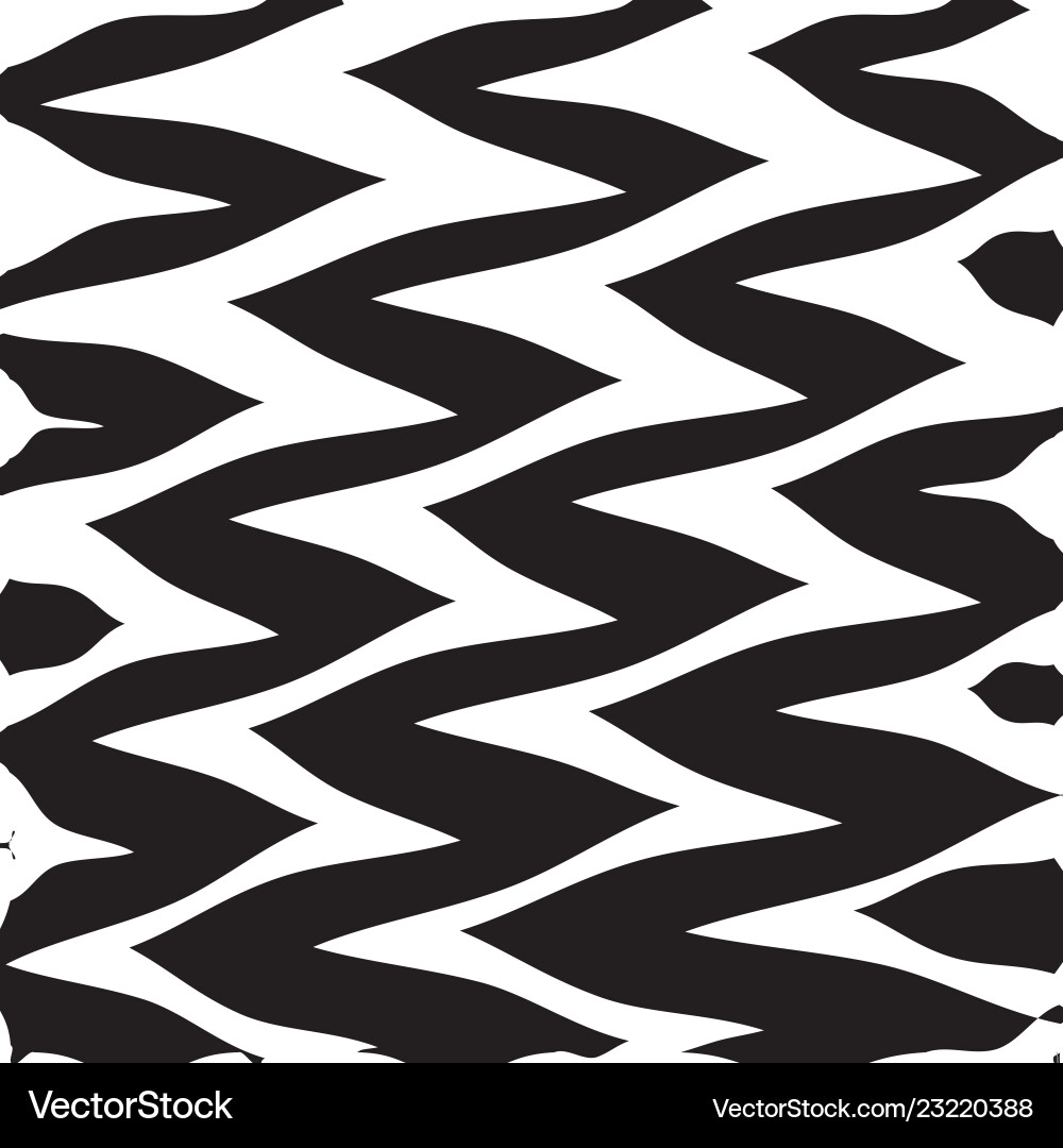 Geometric simple zigzag print wave pattern Vector Image