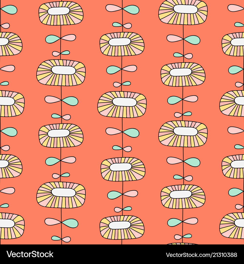Simple scandinavian seamless pattern Simple scandinavian seamless pattern vector image
