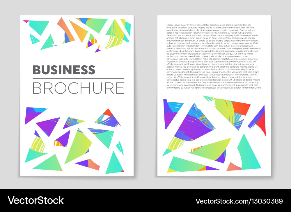 Abstract layout background set for art vector image