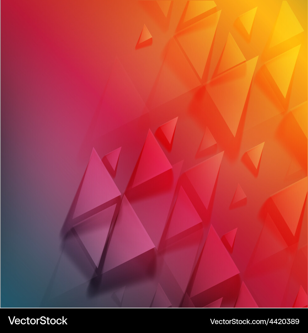 Background abstract polygon triangle Vector Image