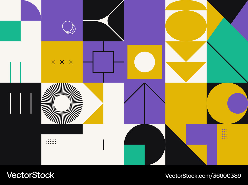 Deconstructed abstract pattern design Deconstructed abstract pattern design vector image