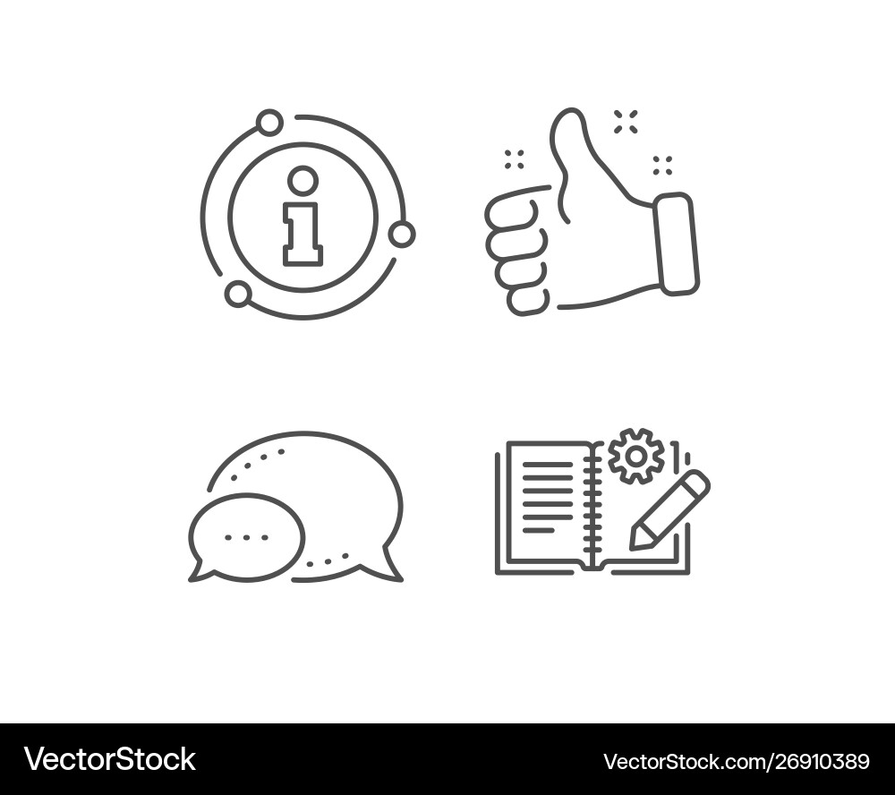 Engineering documentation line icon technical vector image
