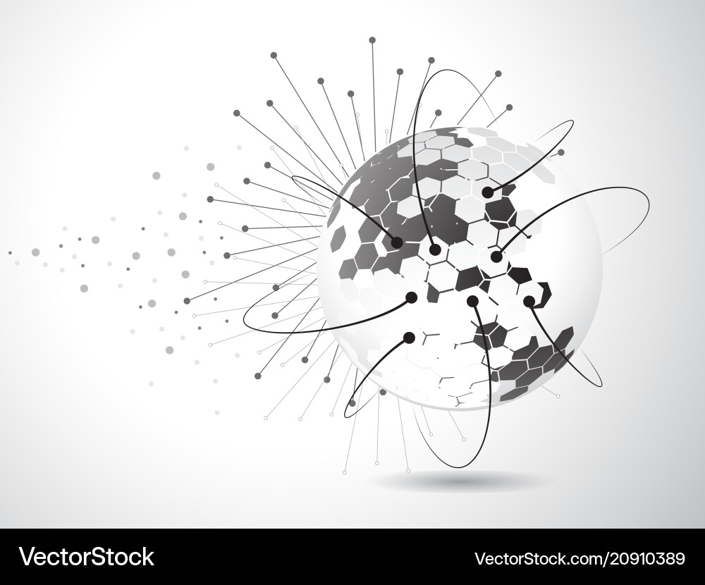 Global Network Connection vector image