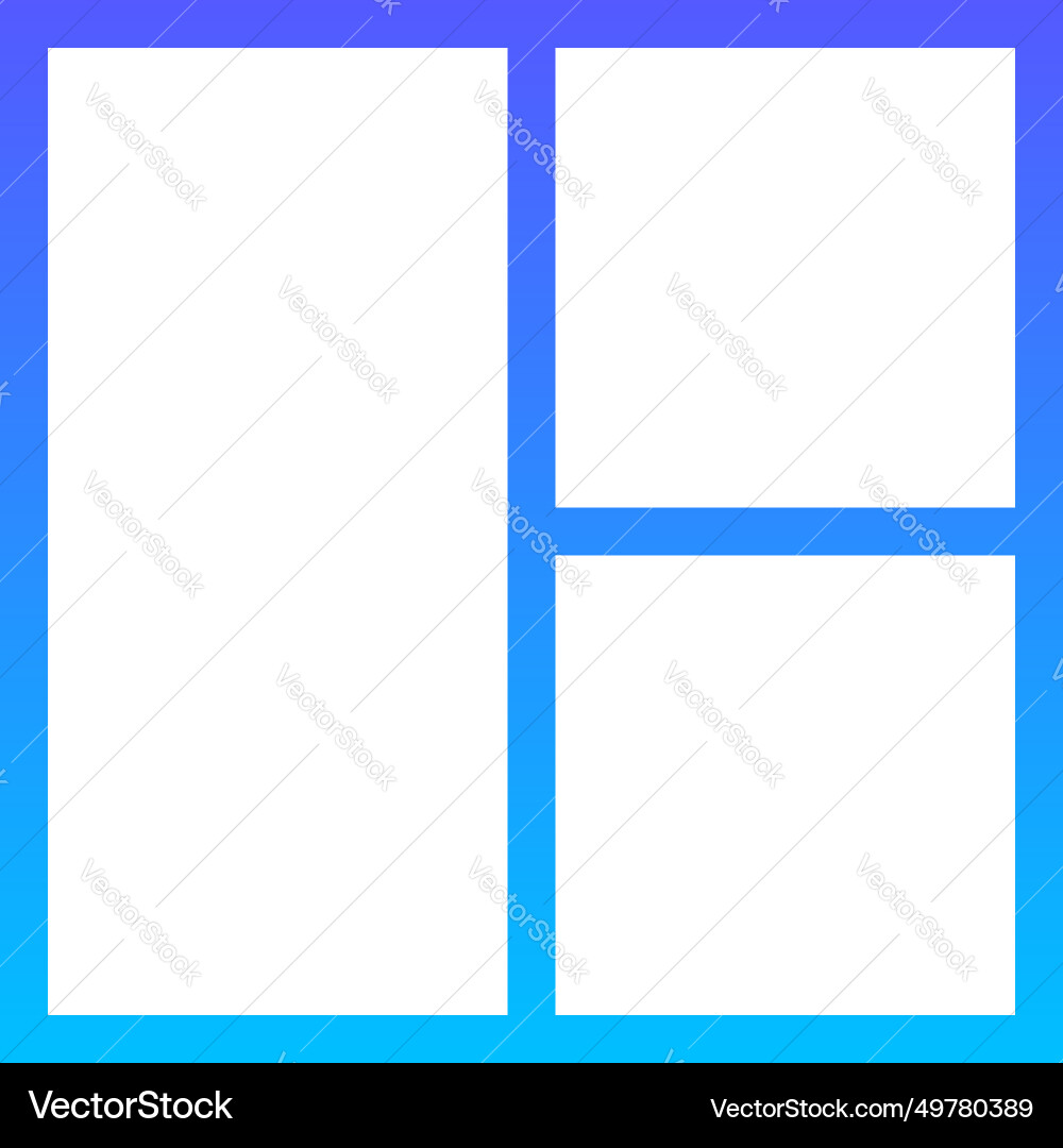 Layout 19 line gradient icon pictogram symbol Vector Image