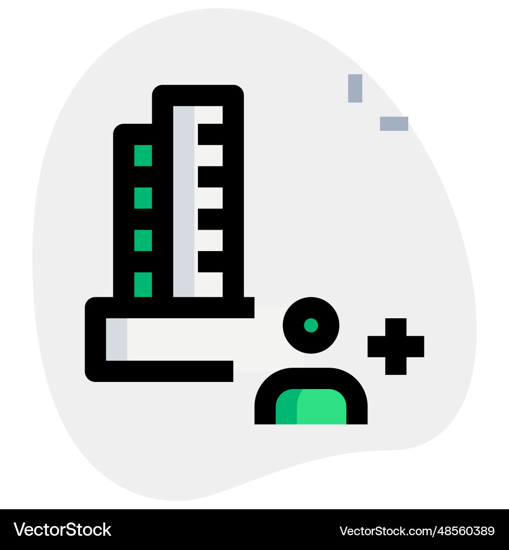 Multiple users working in the factory facility vector image