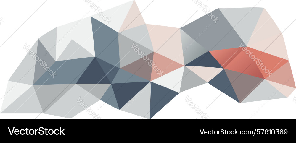 Triangular polygon background modern abstract vector image