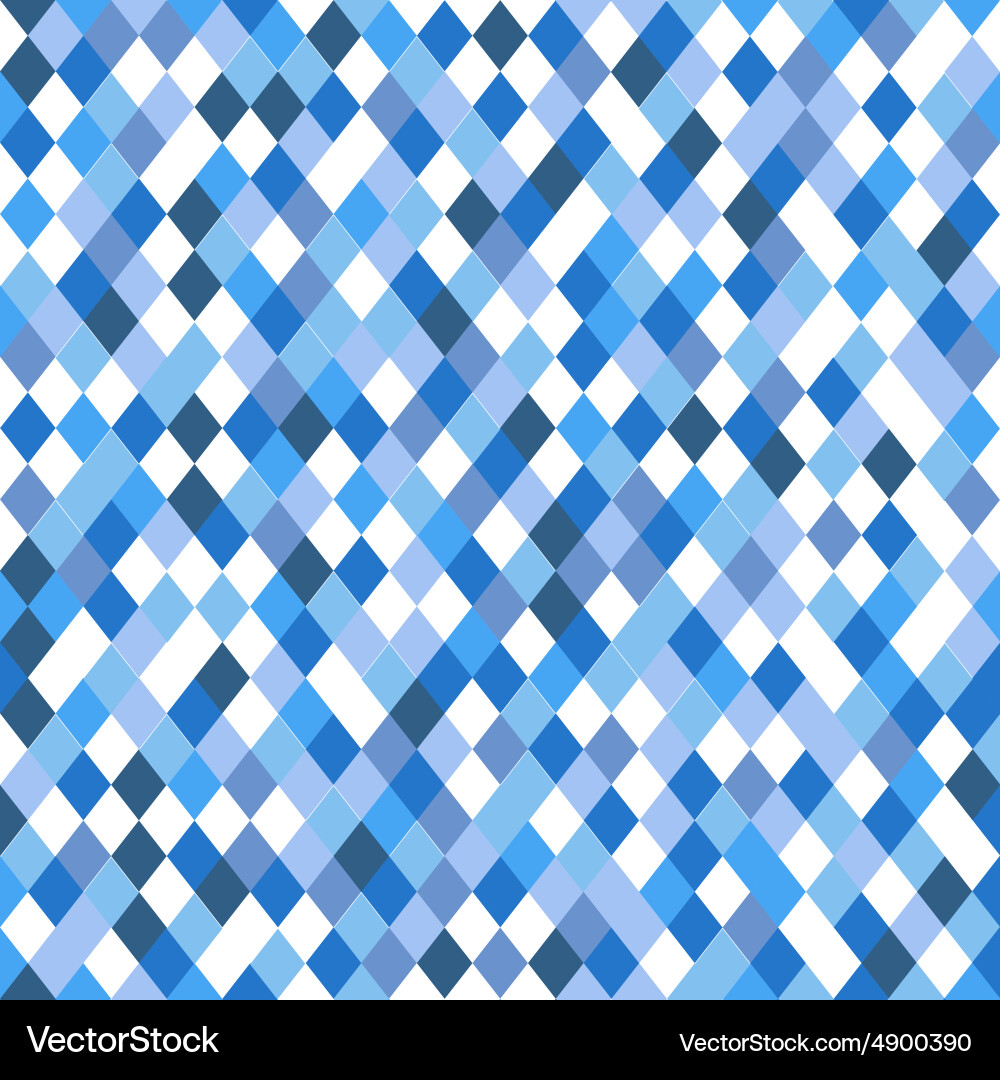 Abstract pattern of different blue elements vector image