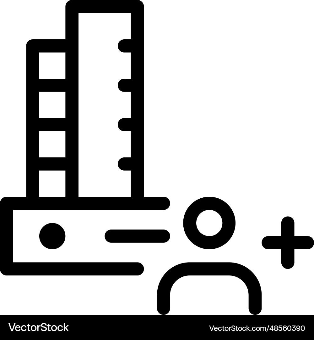 Multiple users working in the factory facility vector image