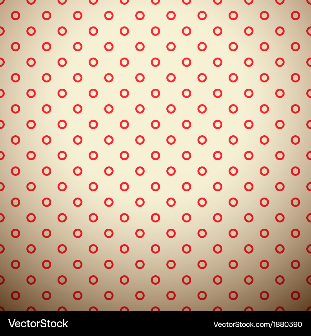 Retro Dot Seamless Pattern vector image