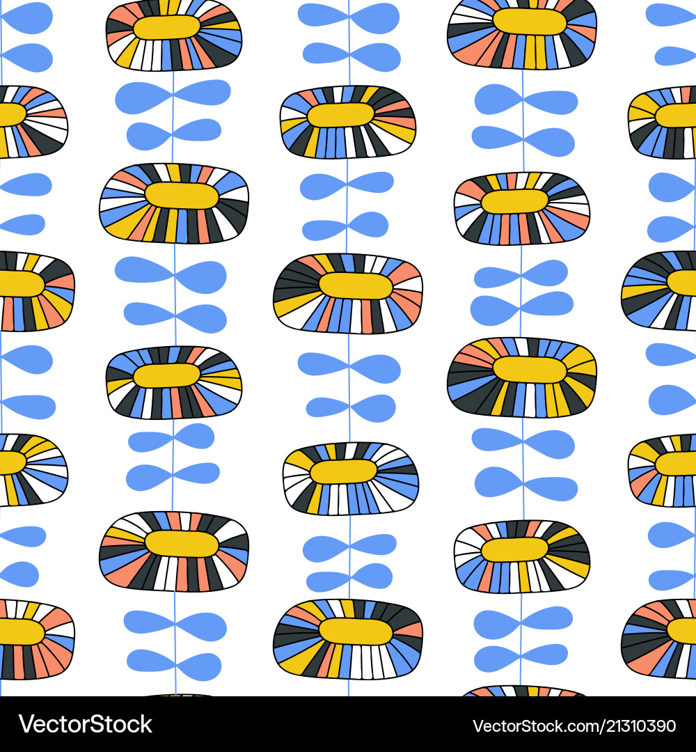 Simple scandinavian seamless pattern Simple scandinavian seamless pattern vector image