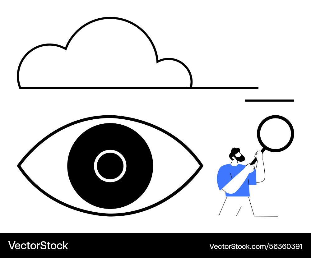 Cloud technology and data monitoring concept Cloud technology and data monitoring concept vector image
