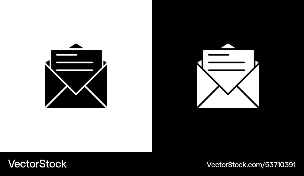 Mail message icon art design Vector Image