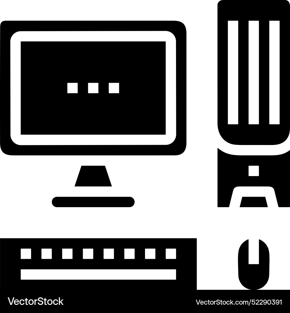 Technology and computer icon symbol image Vector Image