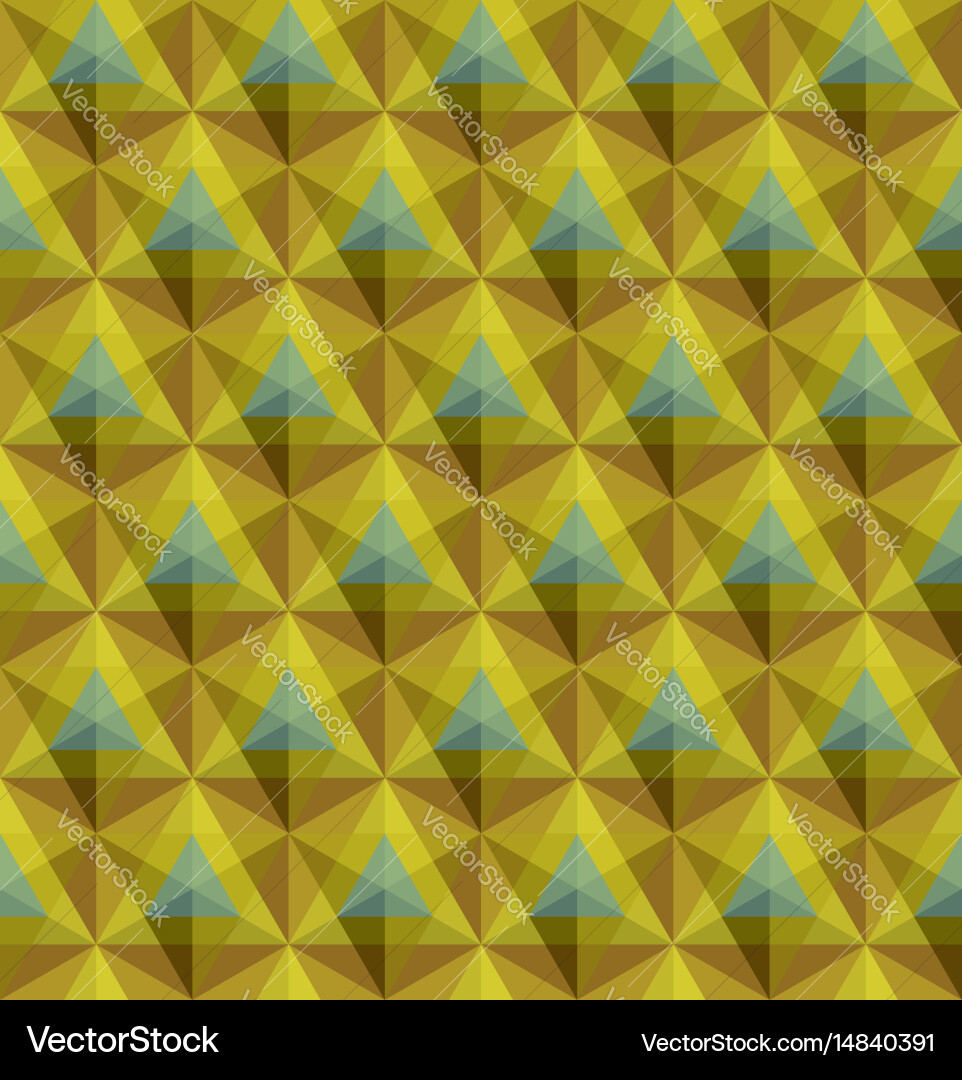 Triangular geometric seamless pattern vector image