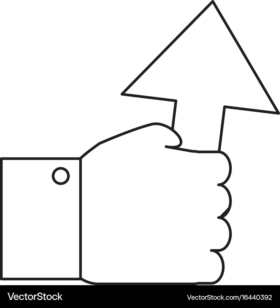 Arrow pointer symbol Vector Image