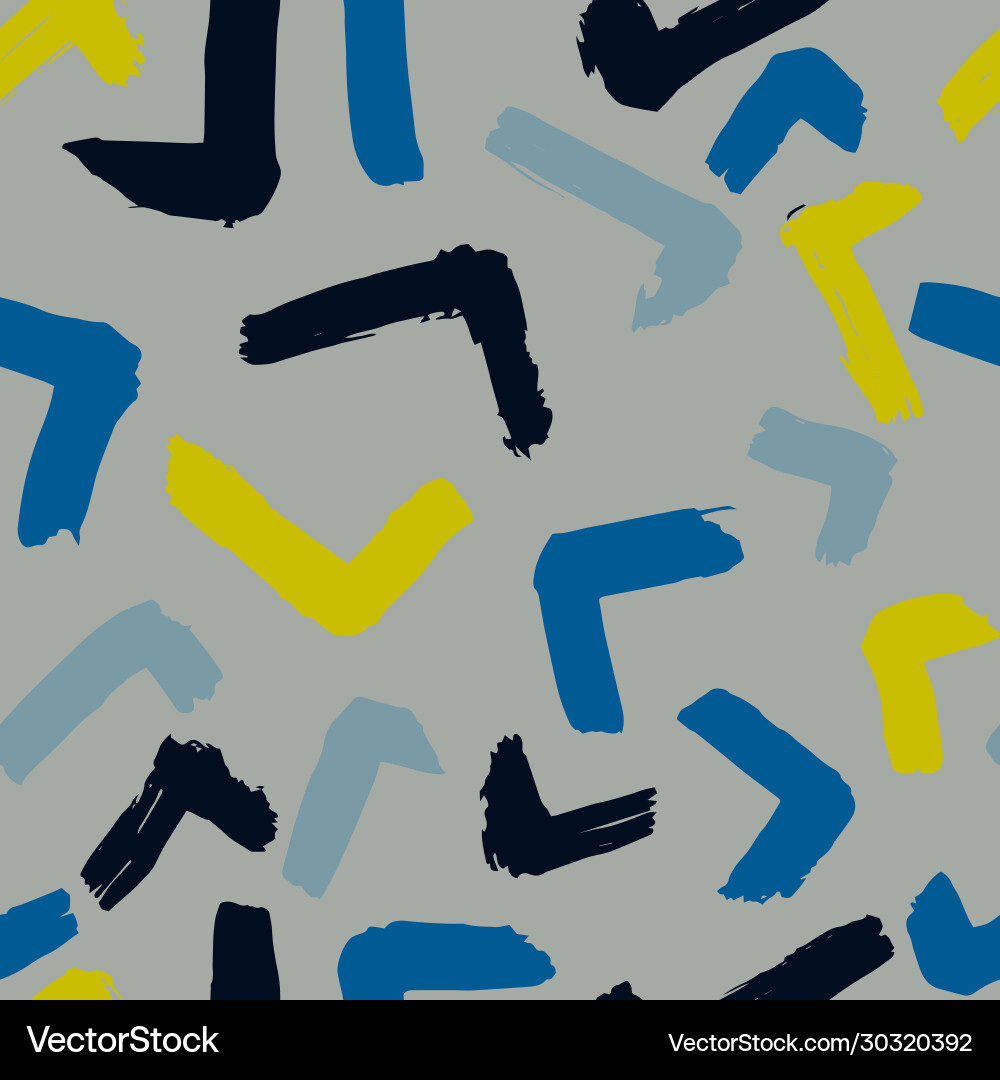 Seamless pattern with textured strokes Seamless pattern with textured strokes vector image