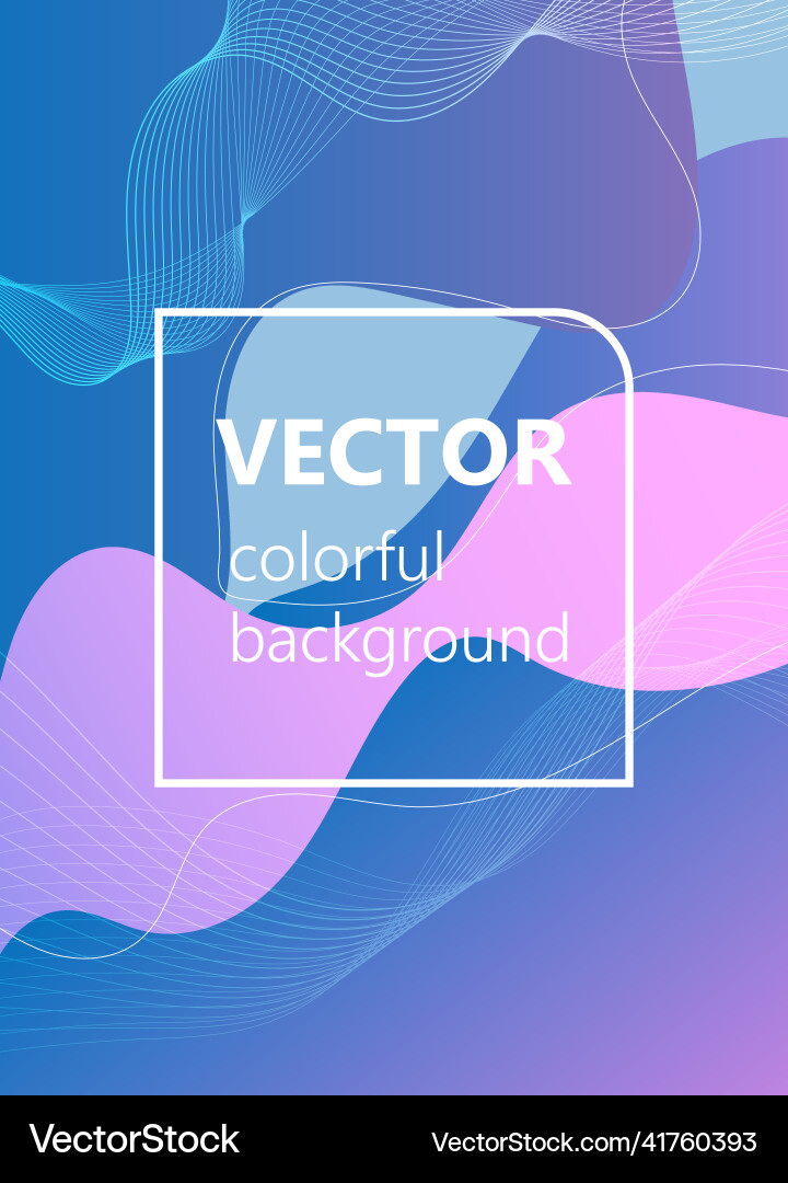 Abstract colorful flow shapes background Abstract colorful flow shapes background vector image