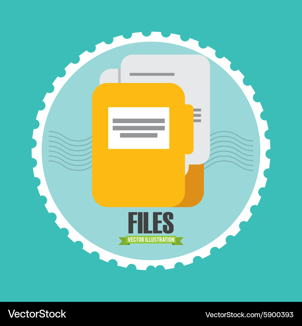 Files icon vector image
