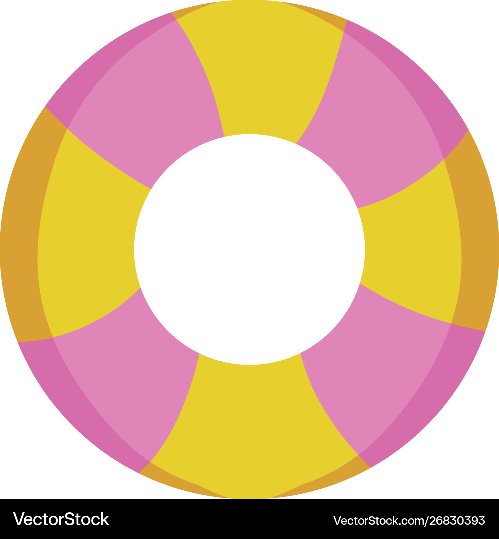 Isolated safe float design vector image