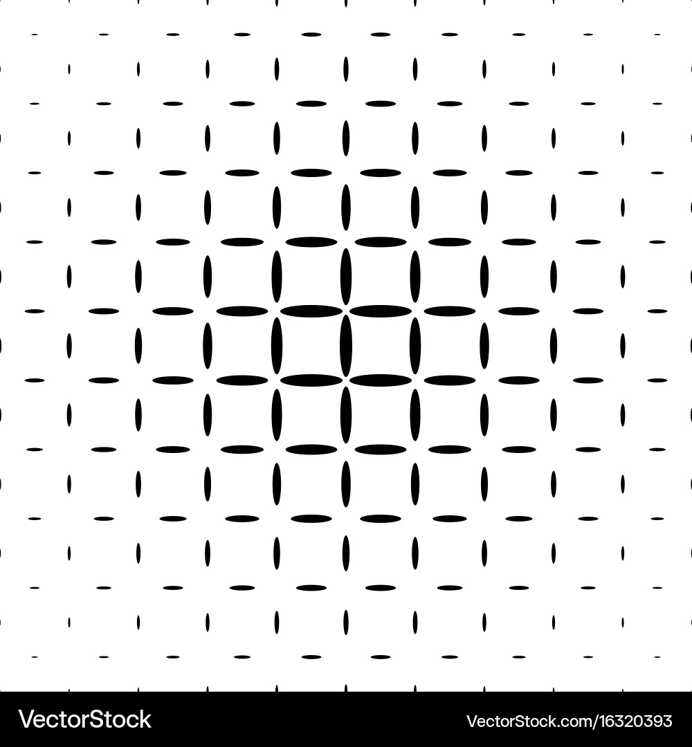 Monochromatic ellipse pattern background vector image