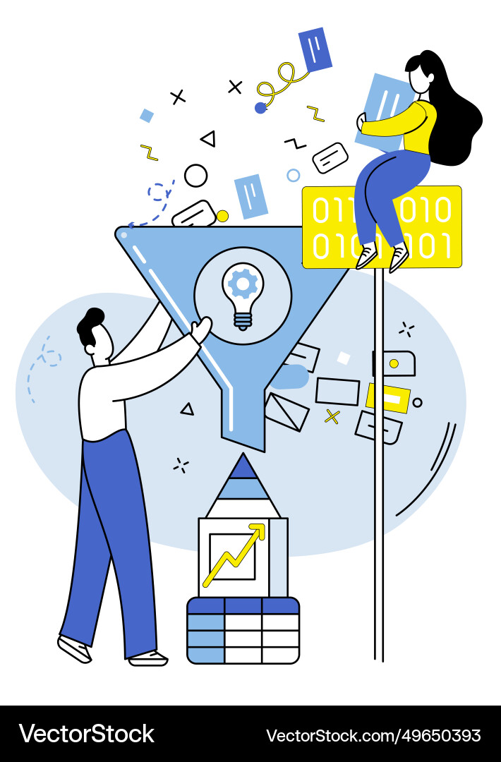 Predictive analytics the use Predictive analytics the use vector image