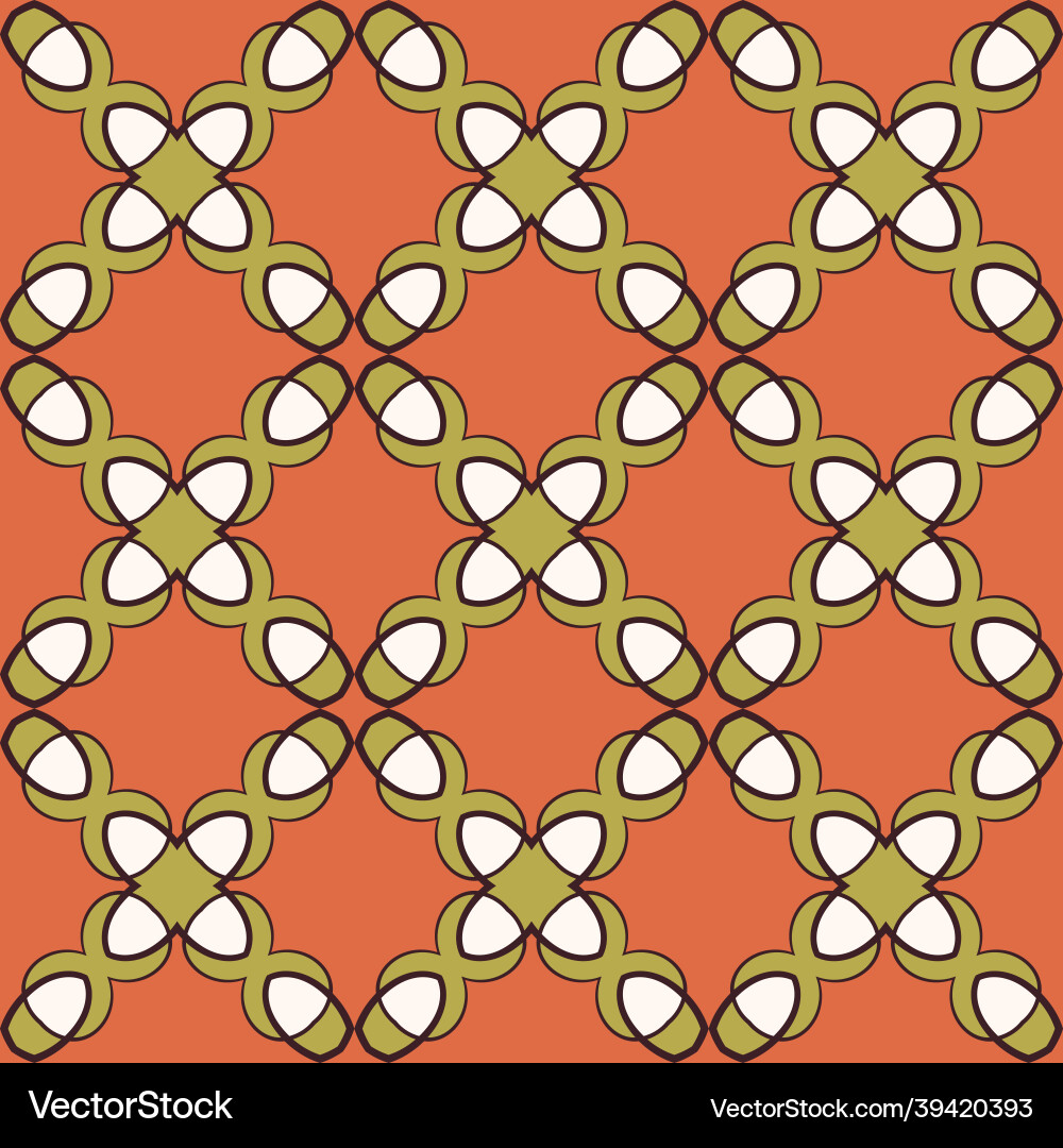 Seamless pattern with mosaic tiles Seamless pattern with mosaic tiles vector image