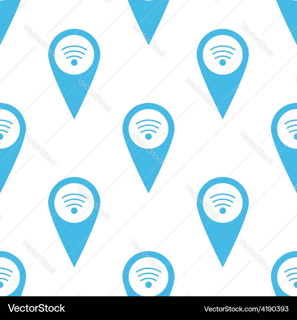 Wi-Fi Pointer nahtloses Muster vektorbild