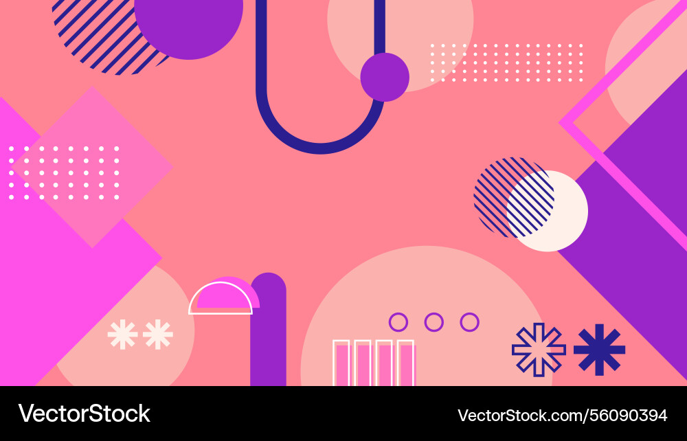 Abstract geometric pattern background Vector Image