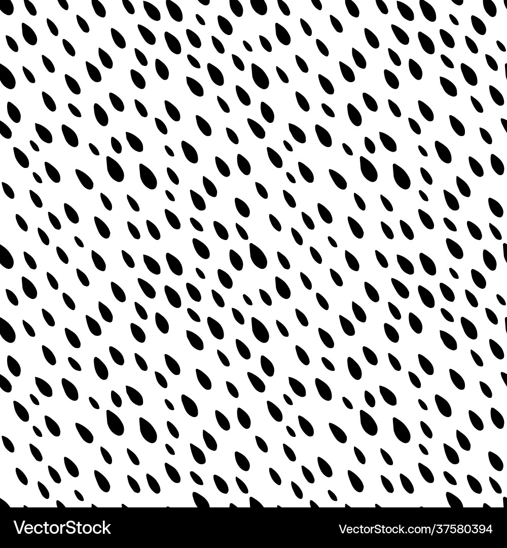 All over abstract repeat pattern with black Vector Image