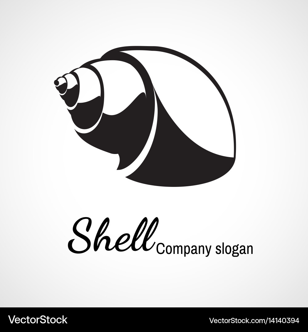 Das Logo von Seashell Vektorbild