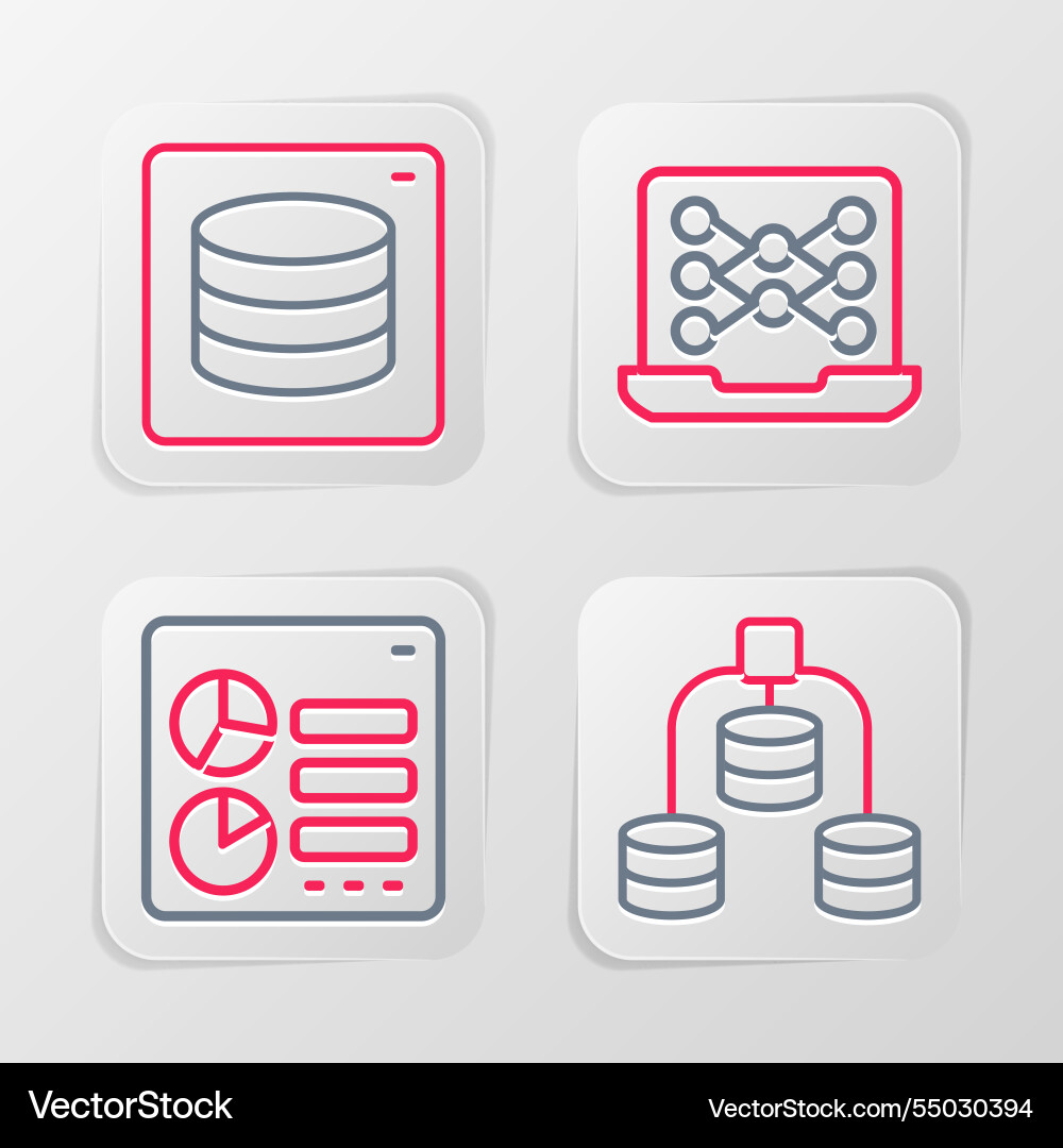 Zeilenserver-Datenrechner api-Schnittstelle einstellen Zeilenserver-Datenrechner api-Schnittstelle einstellen vektorbild