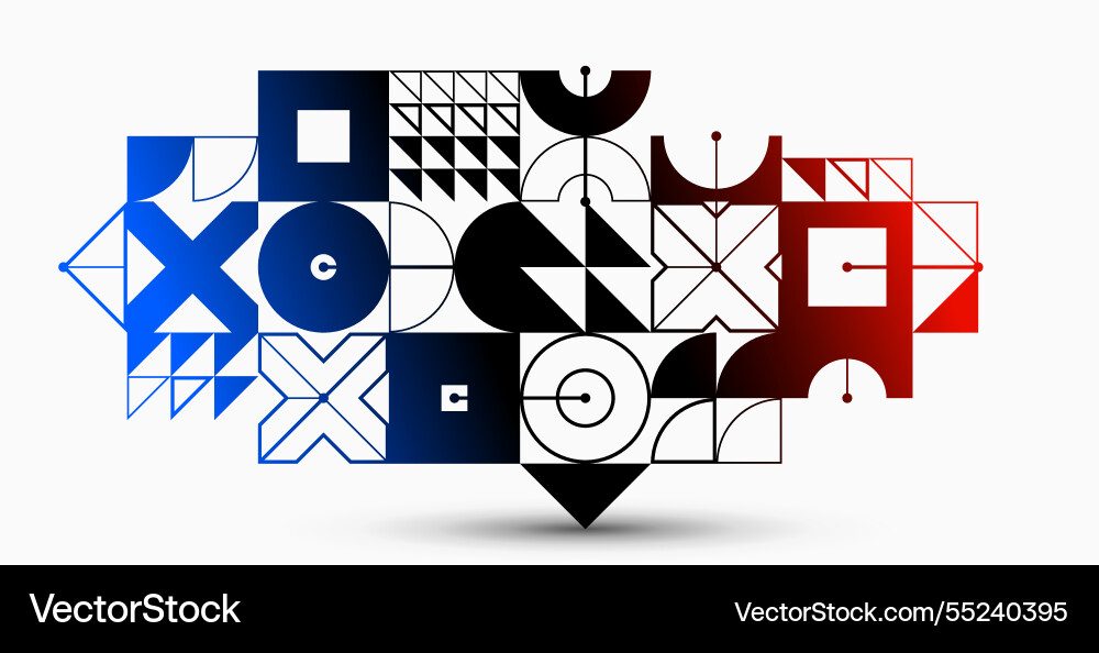 Abstract geometric pattern background isolated Abstract geometric pattern background isolated Vector Image