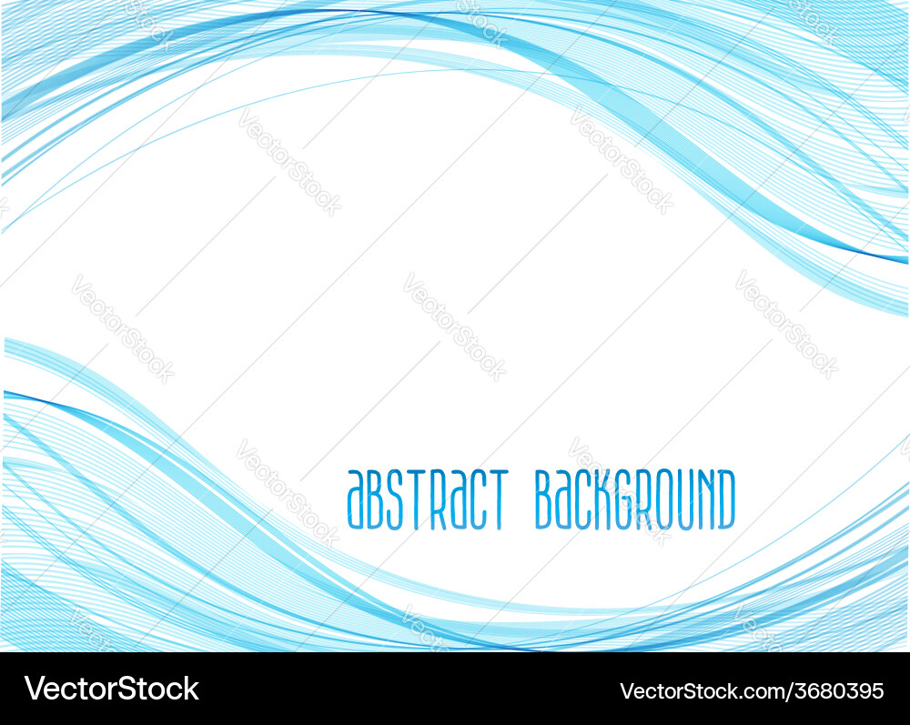 Dynamic Blue Wave Background Royalty Free Vector Image