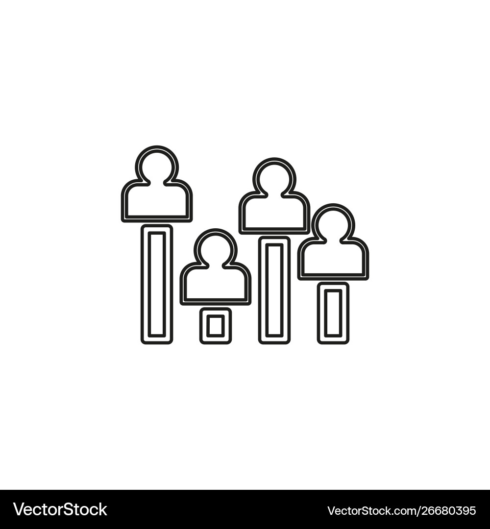 Exit poll concept icon element Vector Image