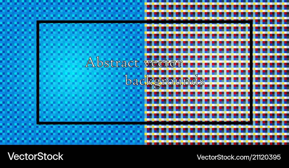 Geometric Pattern Set - Triangles & Tiles vector image